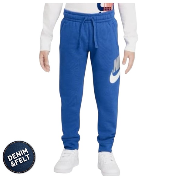 NIKE Kids Club Logo Little Boys/Toddler Joggers/Sweatpants |Royal Blue| NEW/NWT - Picture 1 of 9